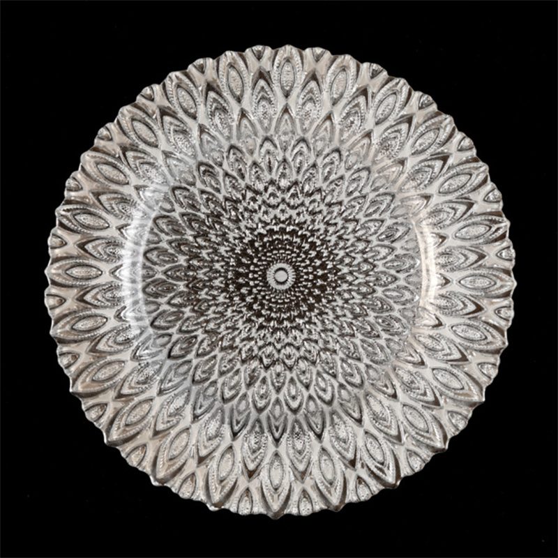 Wholesale Glass Charger Plate PZ-061 - Image 2